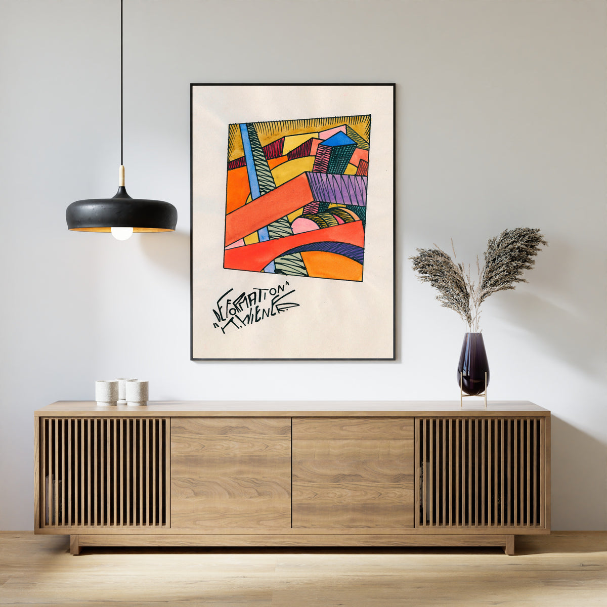 Karl Wiener — Deformation | Abstract Art Print