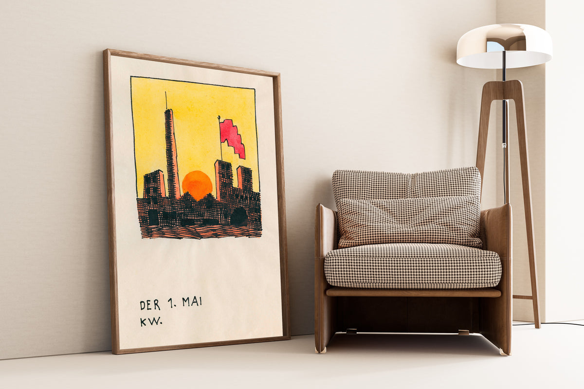 Karl Wiener — Der 1. Mai (May Day) | Modernist Illustration Print