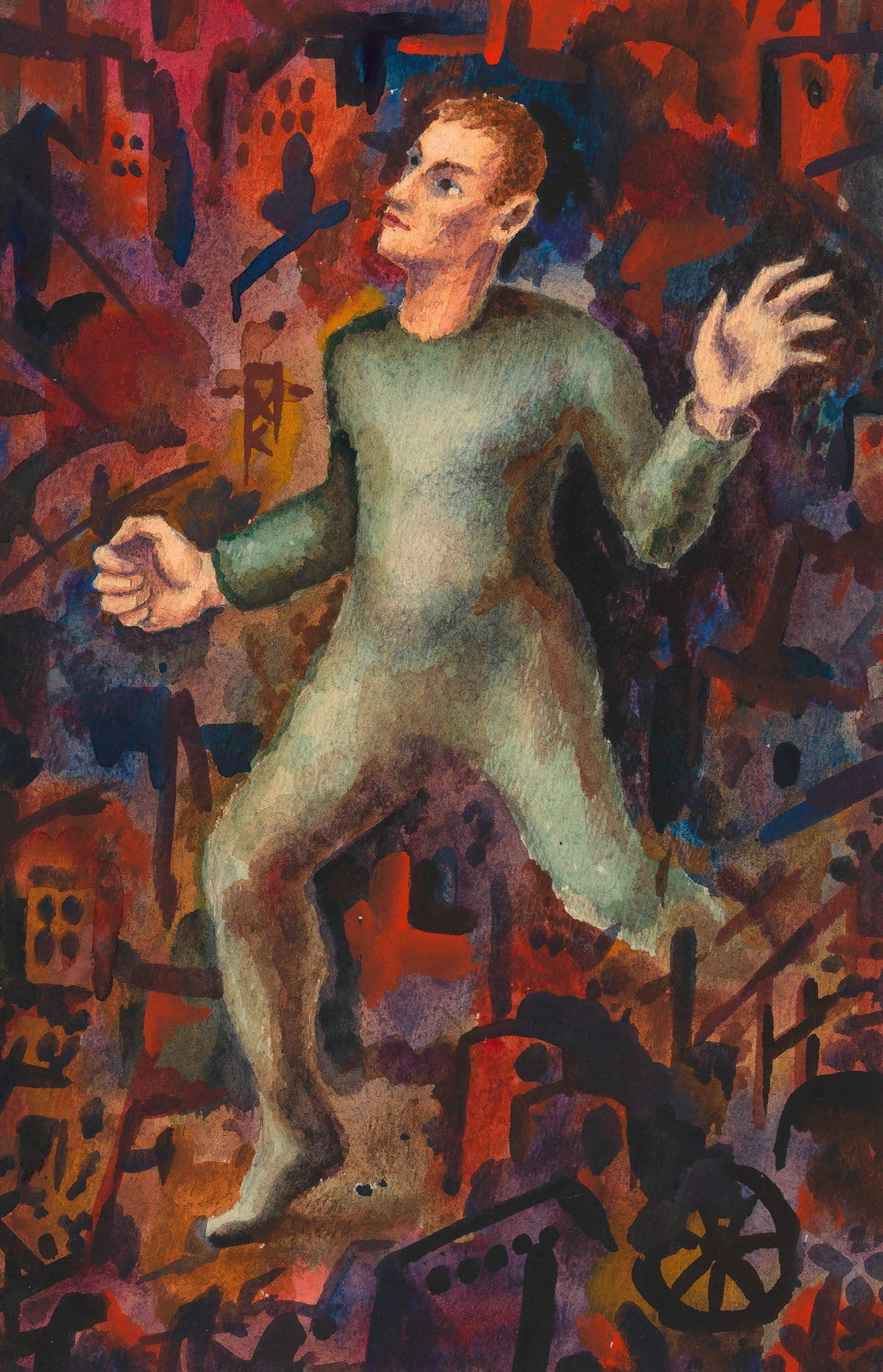 Karl Wiener — Der Sucher (The Seeker) | Expressionist Art Print