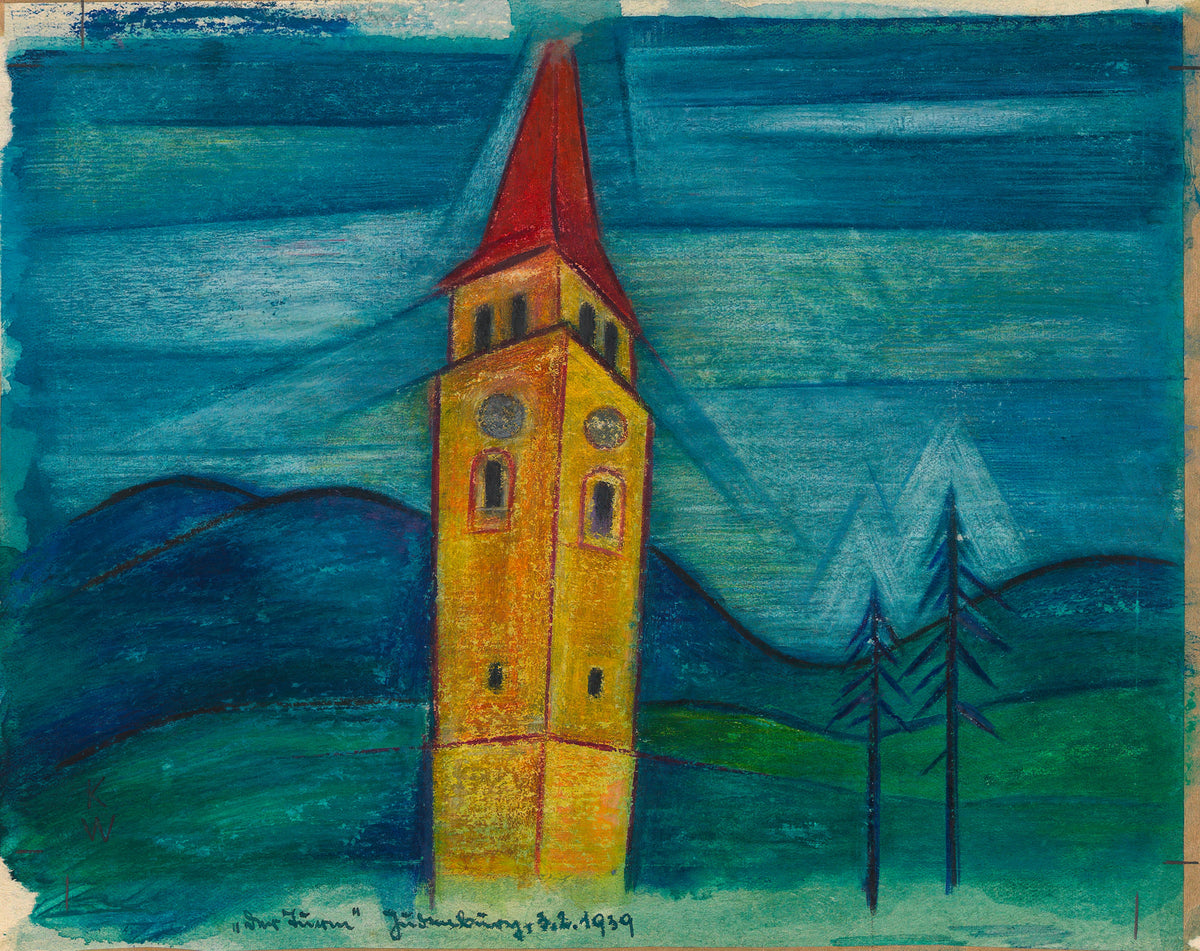 Karl Wiener — Der Turm (The Tower) | Expressionist Art Print