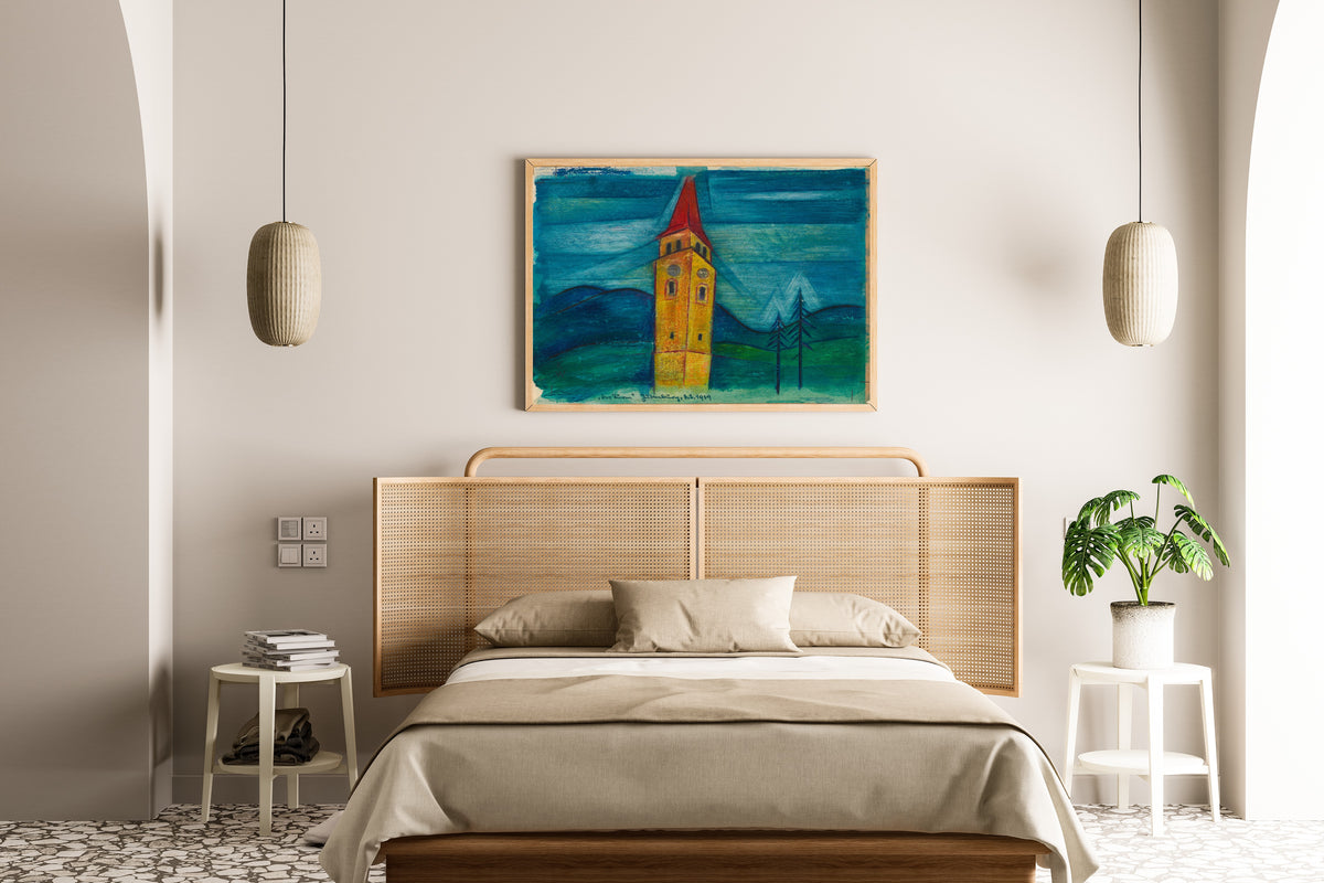 Karl Wiener — Der Turm (The Tower) | Expressionist Art Print