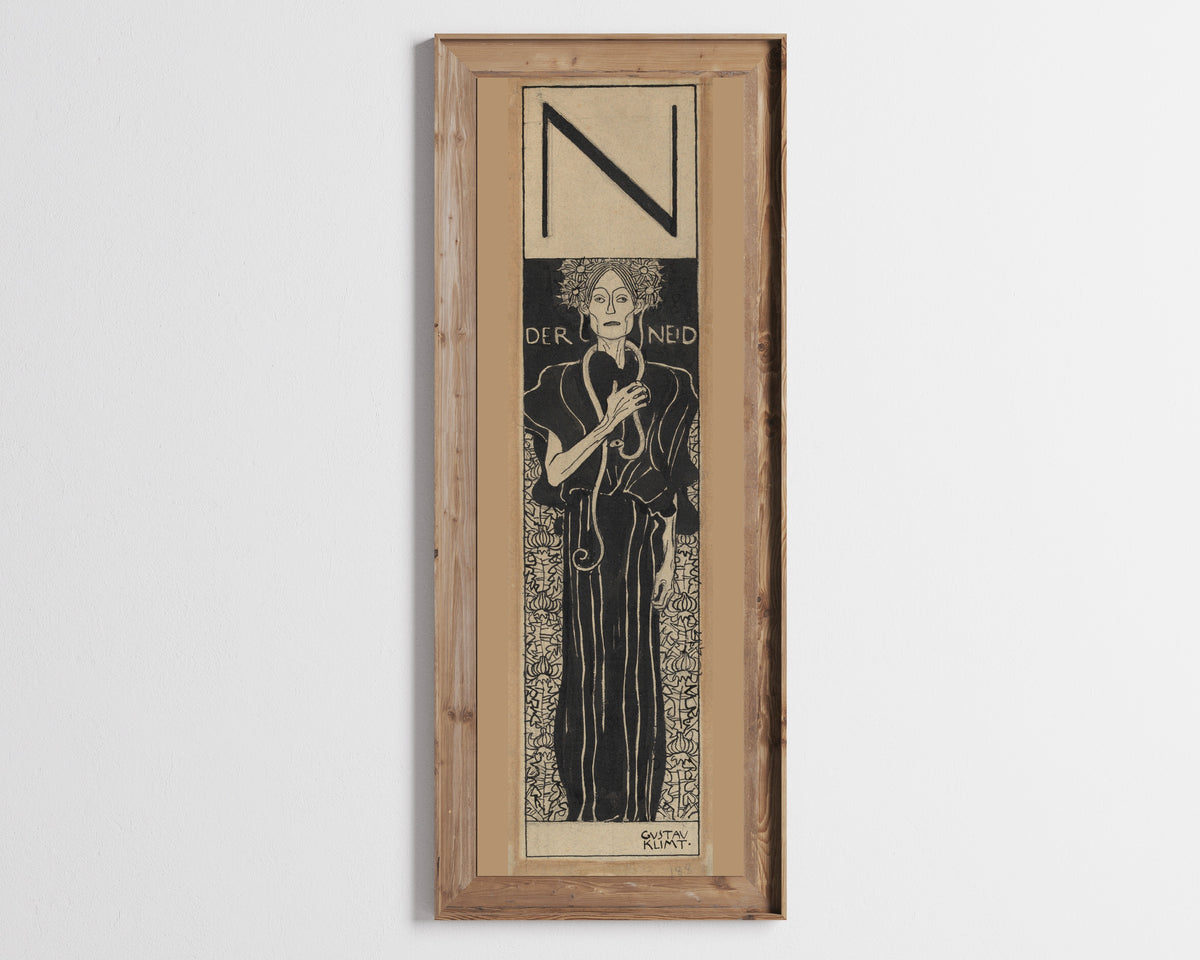 Gustav Klimt — Envy (Der Neid) | Fine Art Print