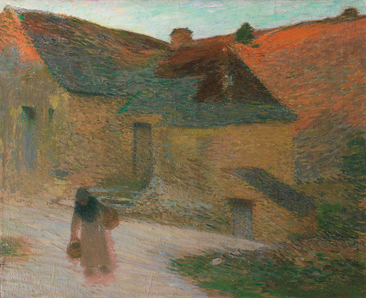 Henri Martin — Derniers rayons, une ferme dans le Lot | Pointillist Landscape Print