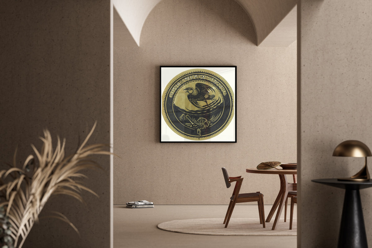 Richard Roland Holst — Design for a Vignette: Steunt De Nieuwe Amsterdammer | Art Nouveau Design Print