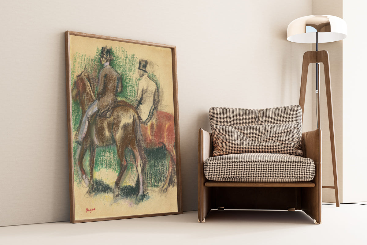 Edgar Degas — Deux cavaliers | Fine Art Print