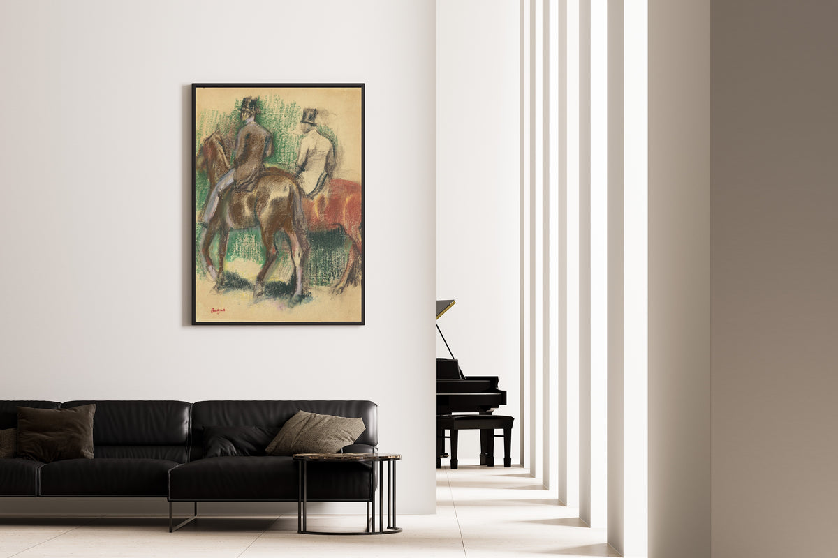 Edgar Degas — Deux cavaliers | Fine Art Print