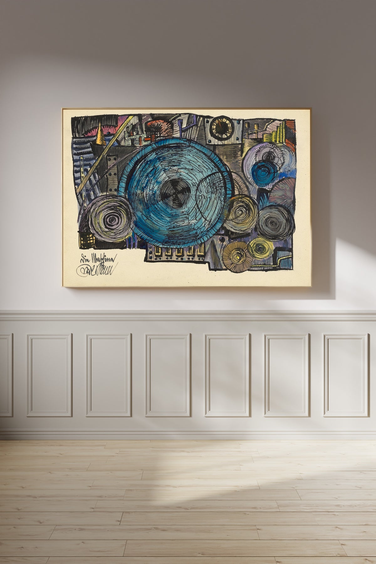 Karl Wiener — Die Maschine (The Machine) | Modernist Art Print