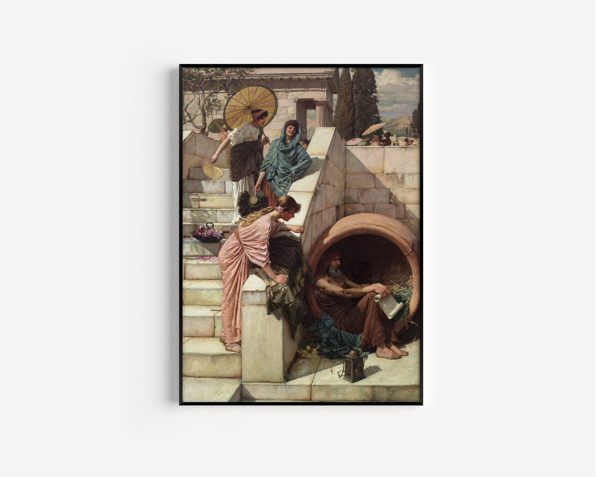 John William Waterhouse — Diogenes | Pre-Raphaelite Art Print