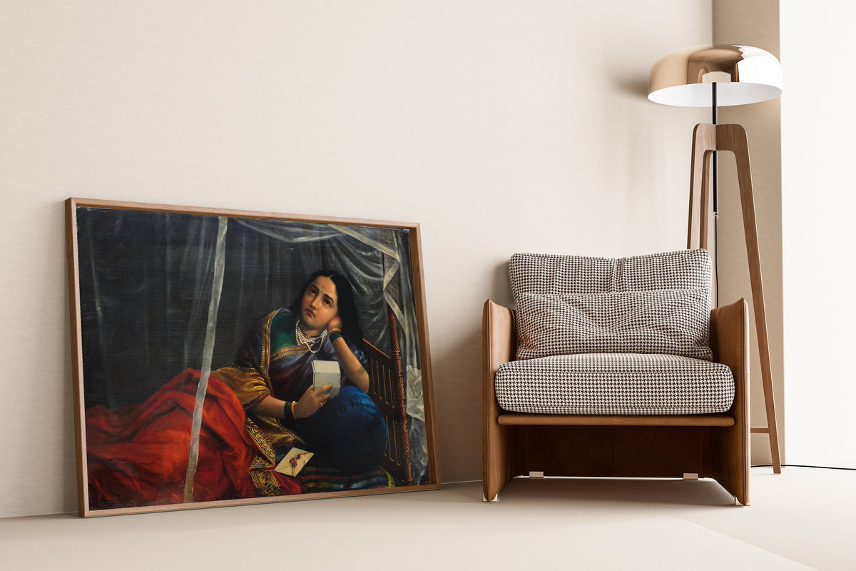 Raja Ravi Varma — Disappointed | Fine Art Print