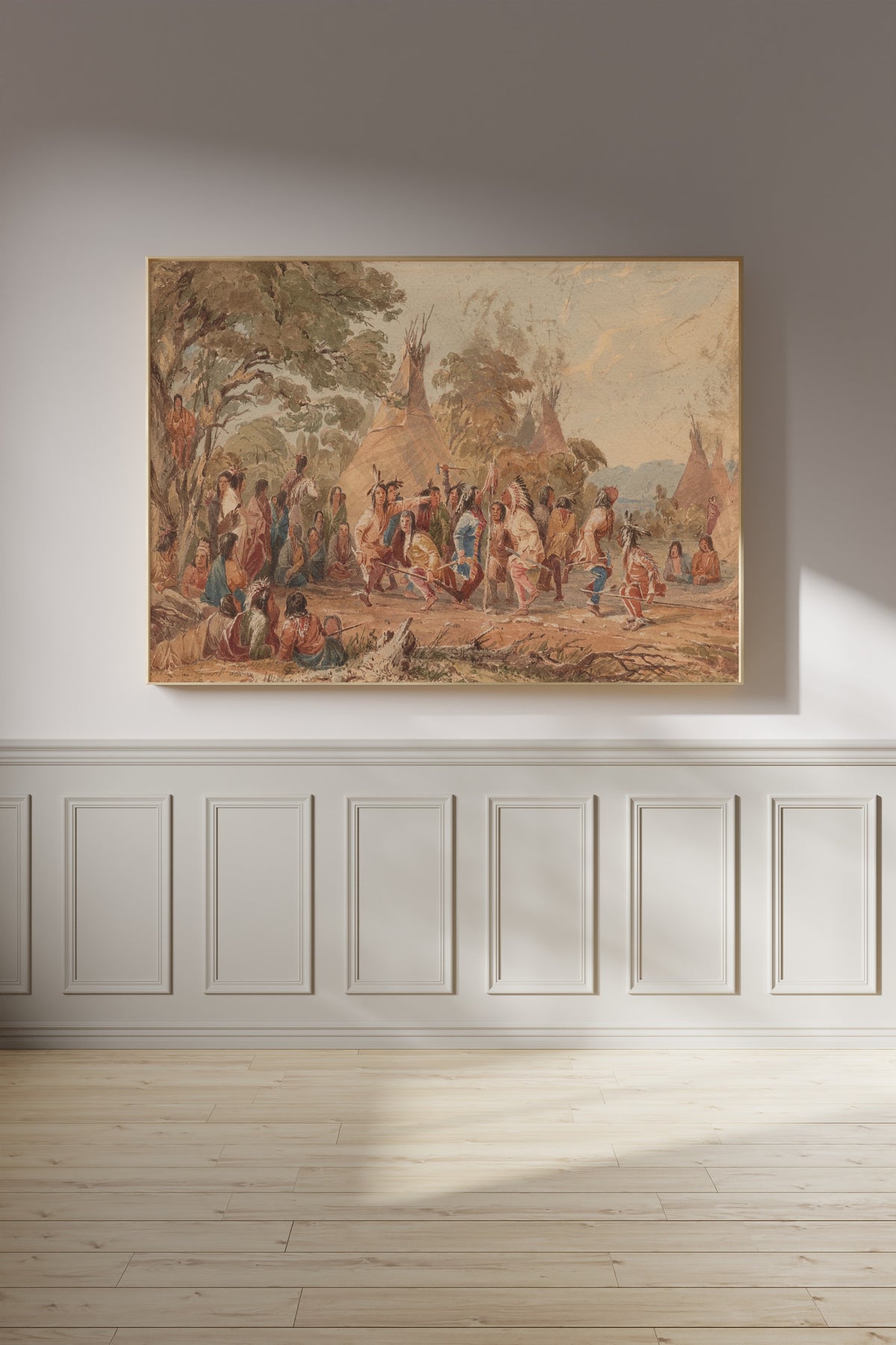 Seth Eastman — Dog Dance of the Dacotahs | Western Art Print