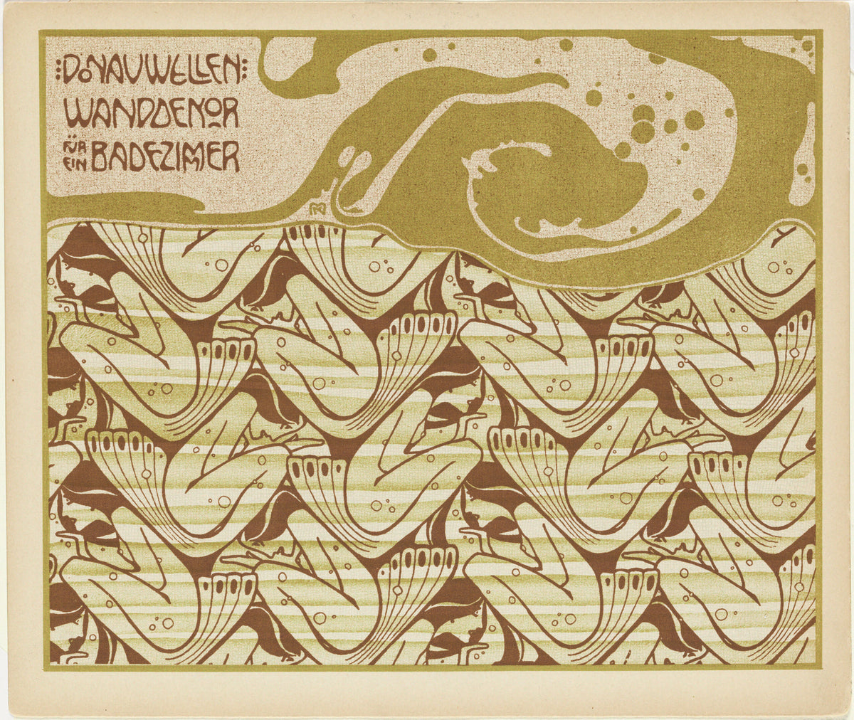 Koloman Moser — Donauwellen | Art Nouveau Print