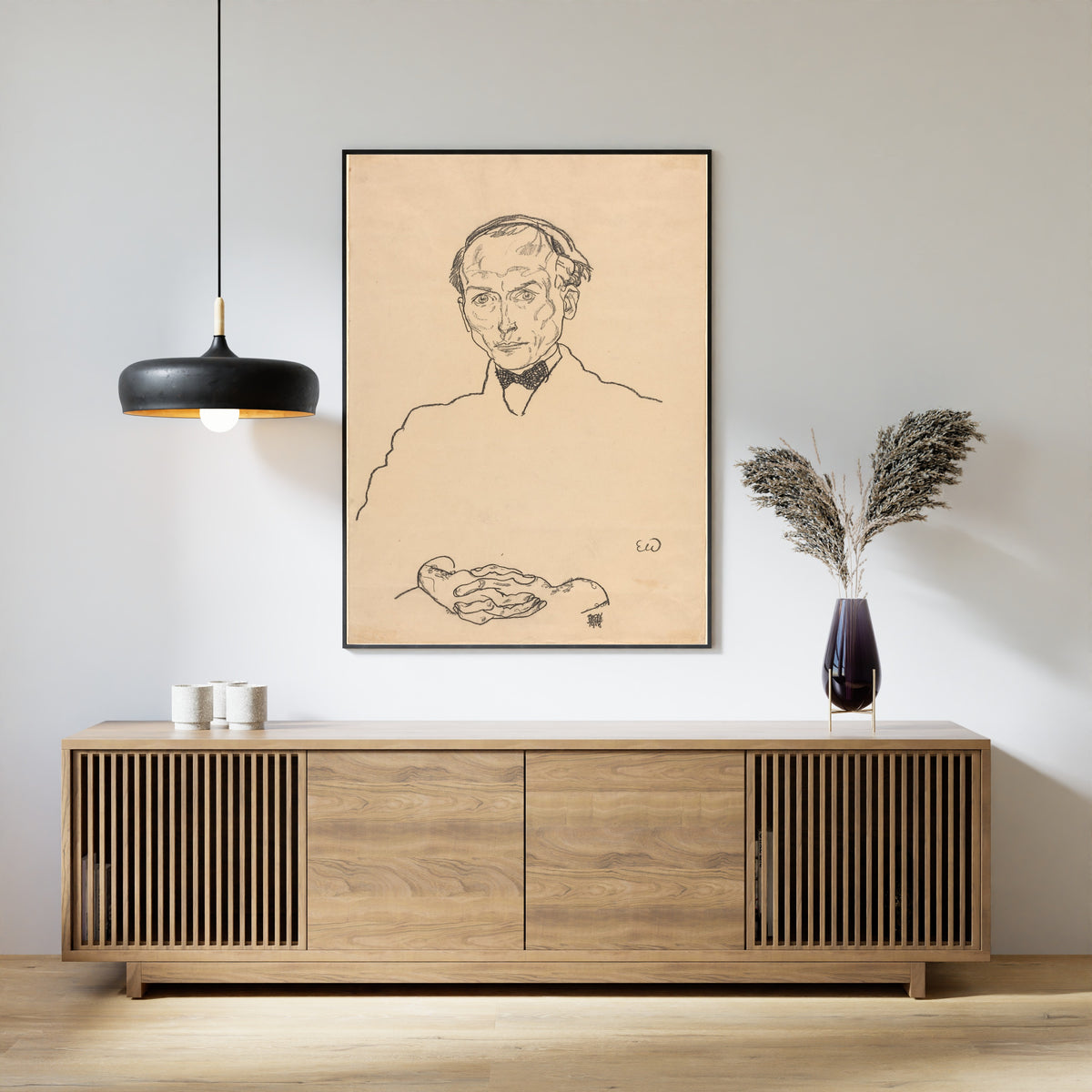 Egon Schiele — Dr. Ernst Wagner | Expressionist Fine Art Print