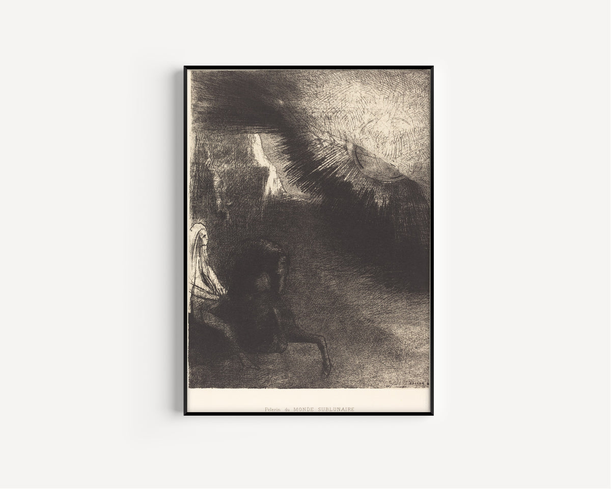 Odilon Redon — Dreams: Pilgrim of the Sublunary World | Symbolist Art Print