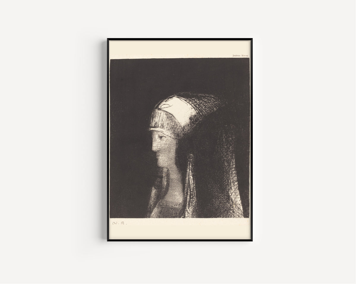 Odilon Redon — Druidess | Symbolist Art Print