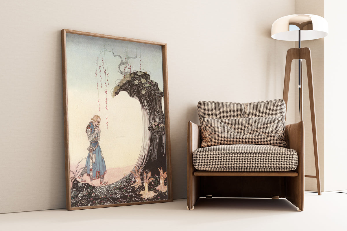 Kay Nielsen — East of the Sun and West of the Moon: You'll Come to Three Princesses | Fairy Tale Illustration Print
