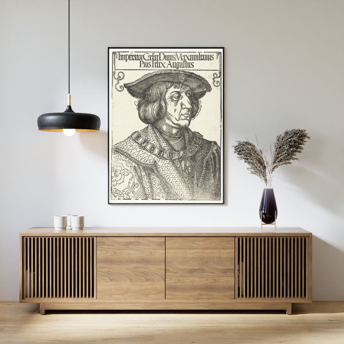 Albrecht Dürer — Emperor Maximilian I | Woodcut Print