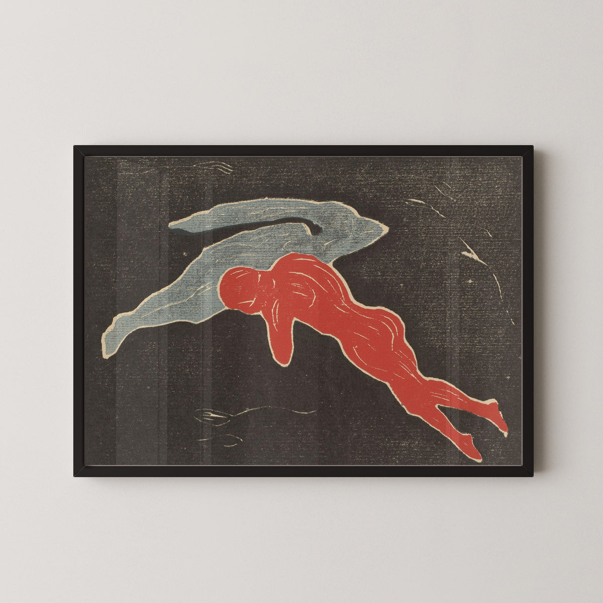 Edvard Munch — Encounter in Space | Expressionist Fine Art Print