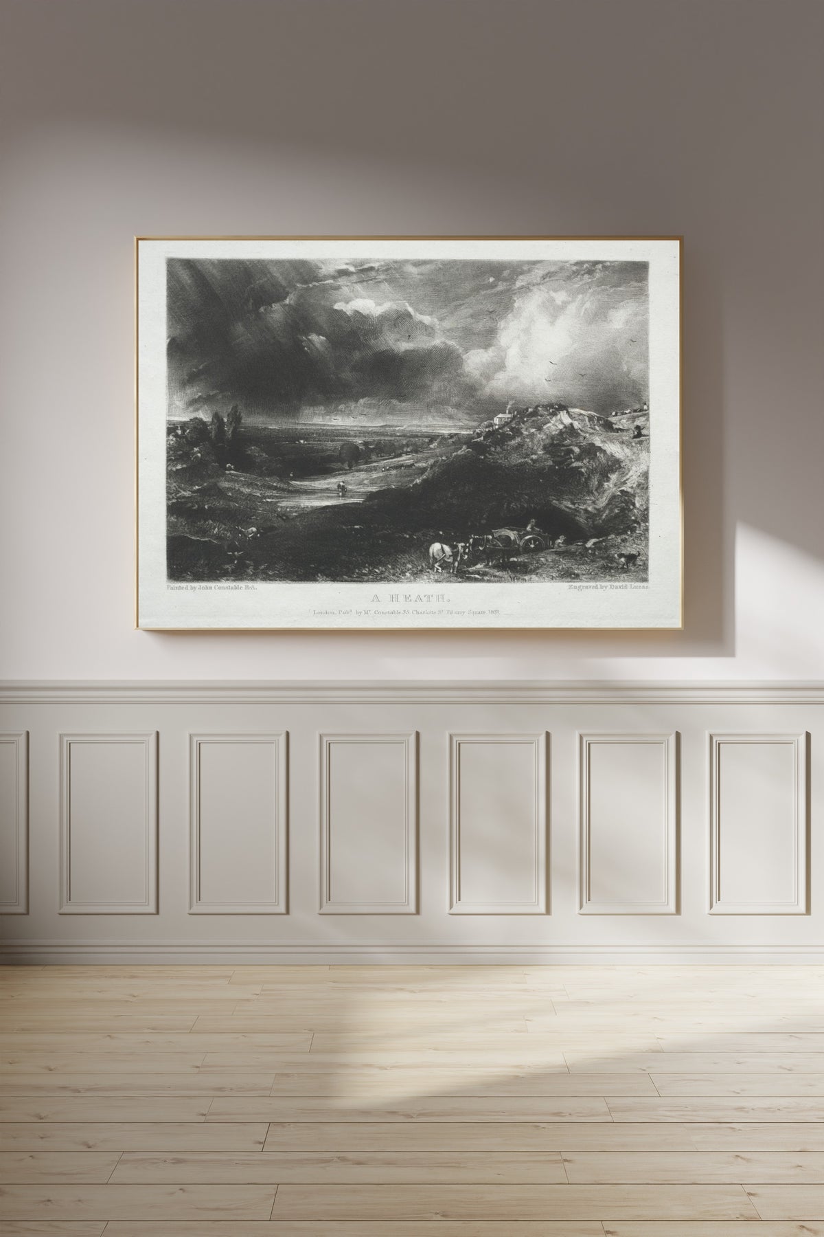 John Constable — English Landscape: A Heath | Mezzotint Print