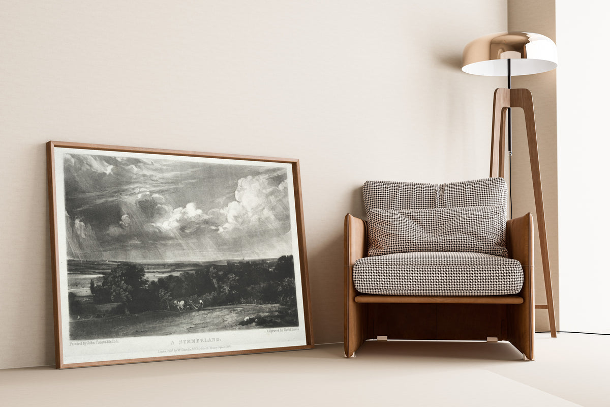 John Constable — English Landscape: A Summerland | Mezzotint Print