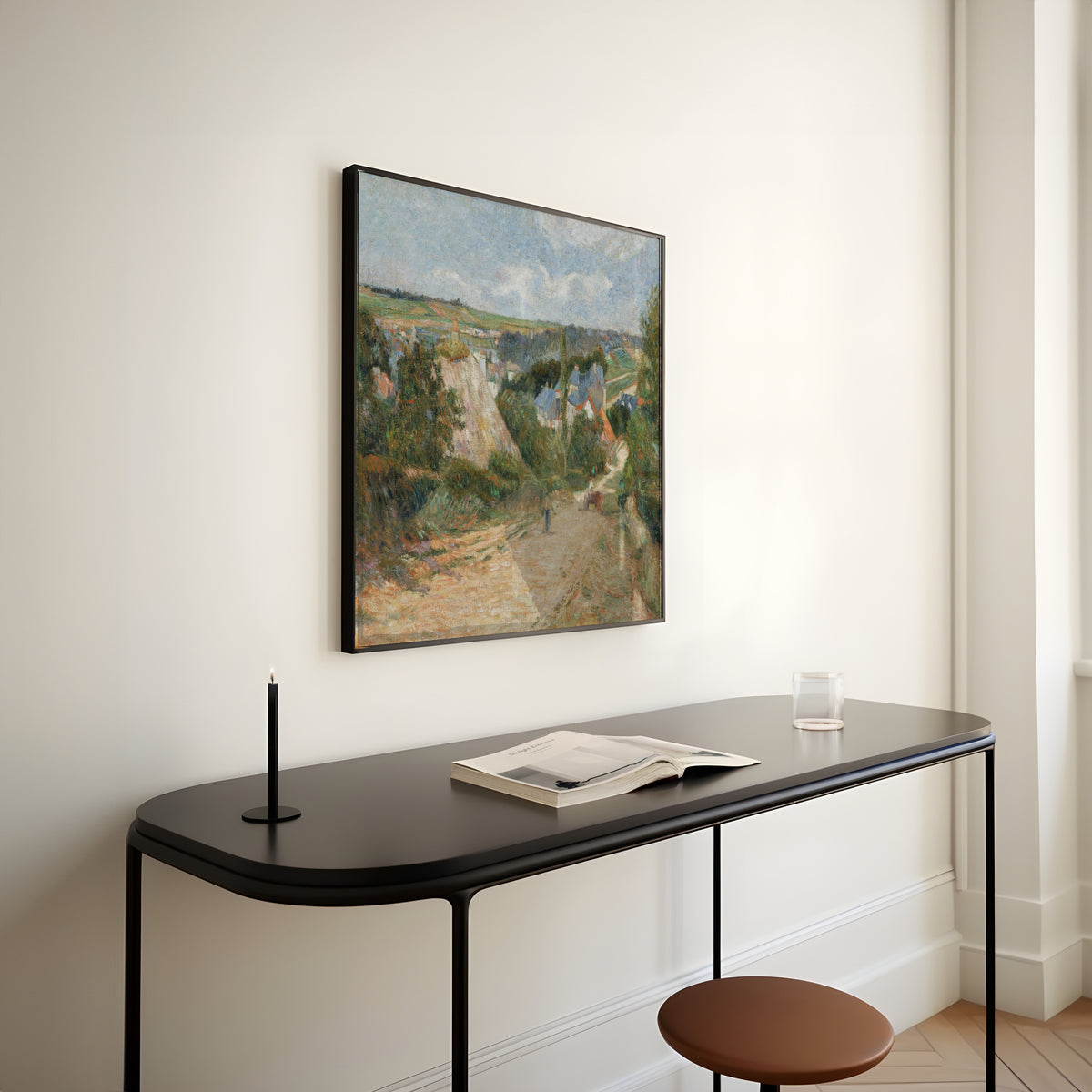 Paul Gauguin — Entrance to the Village of Osny | Fine Art Print