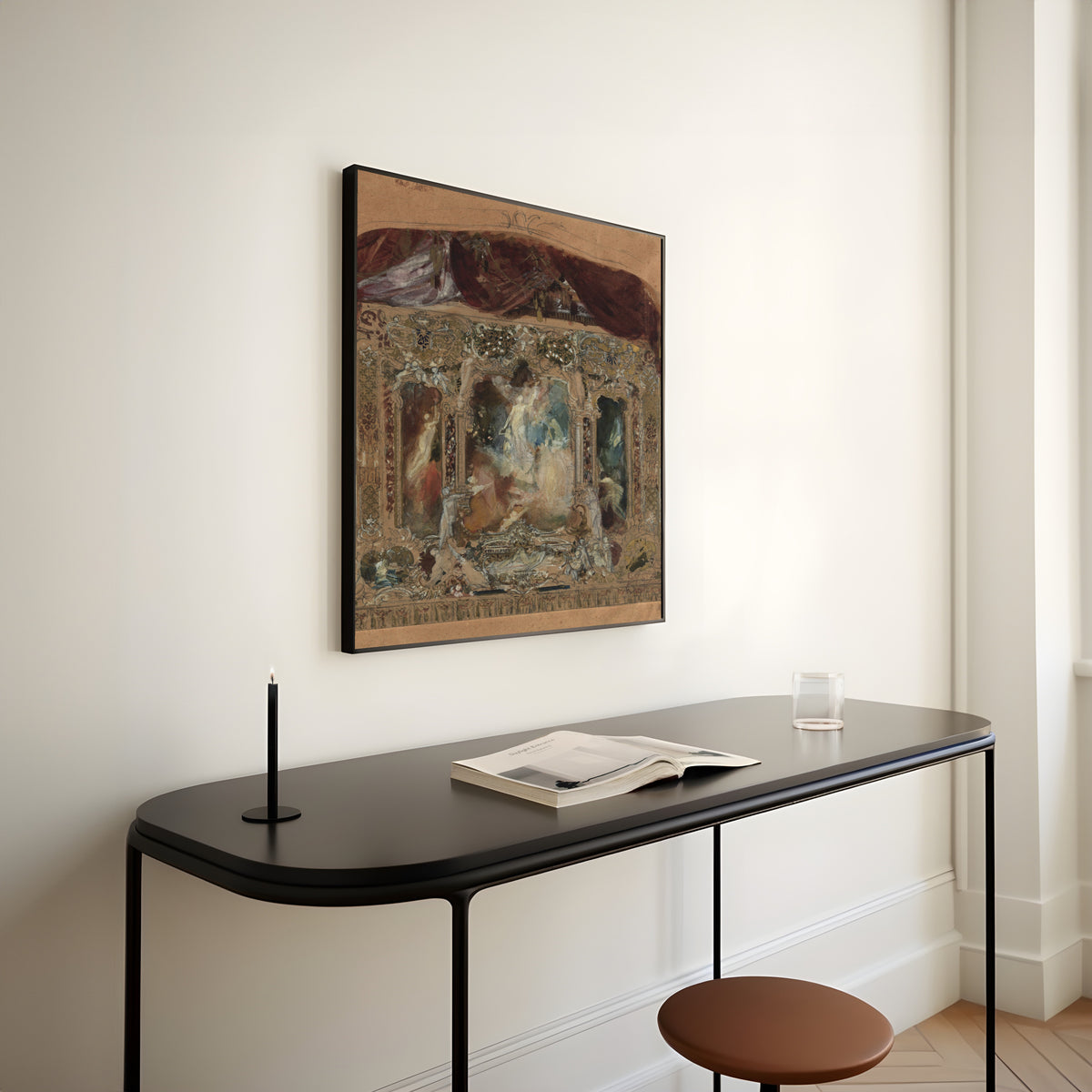 Gustav Klimt — Design for the Theatre Curtain in Reichenberg | Fine Art Print