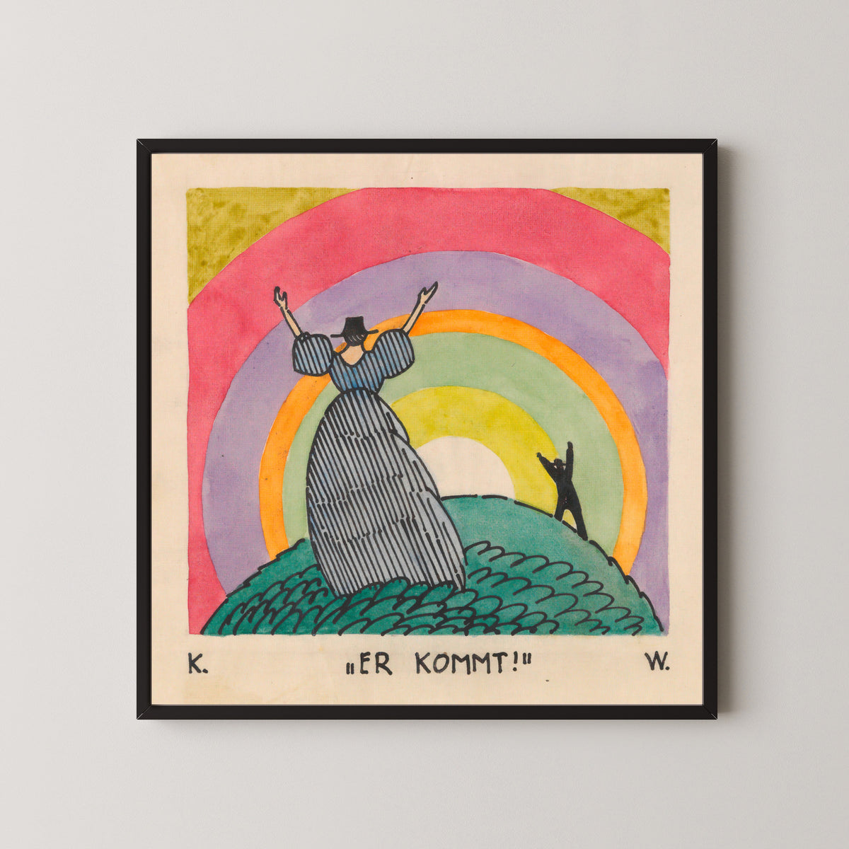 Karl Wiener — Er kommt! (He Is Coming!) | Vintage Poster Print