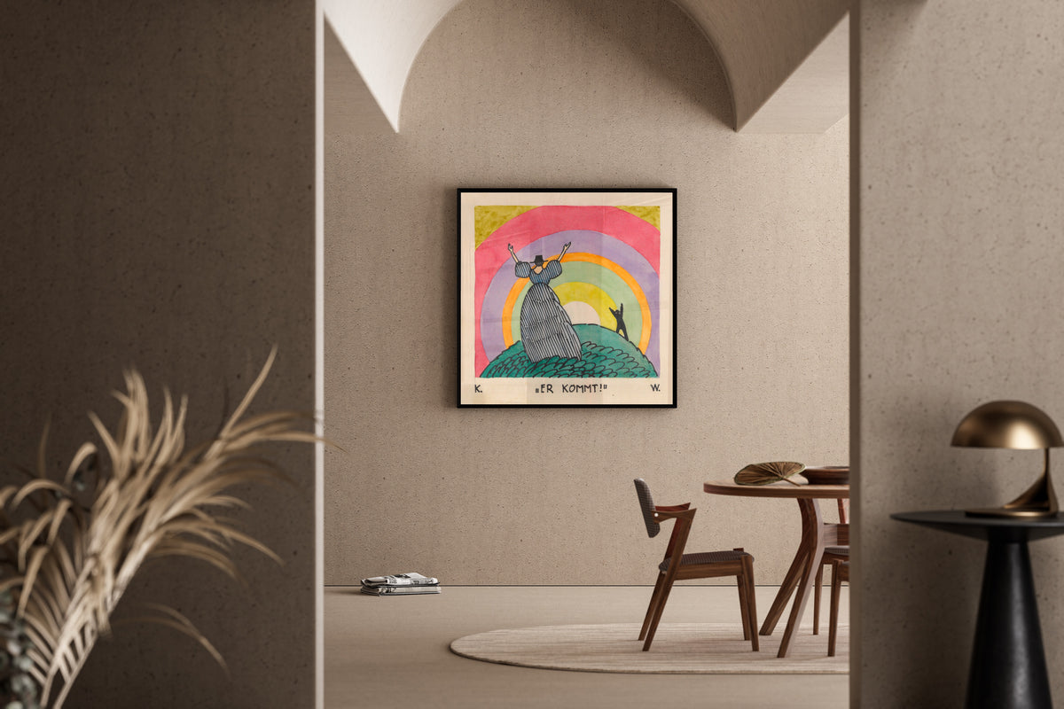 Karl Wiener — Er kommt! (He Is Coming!) | Vintage Poster Print