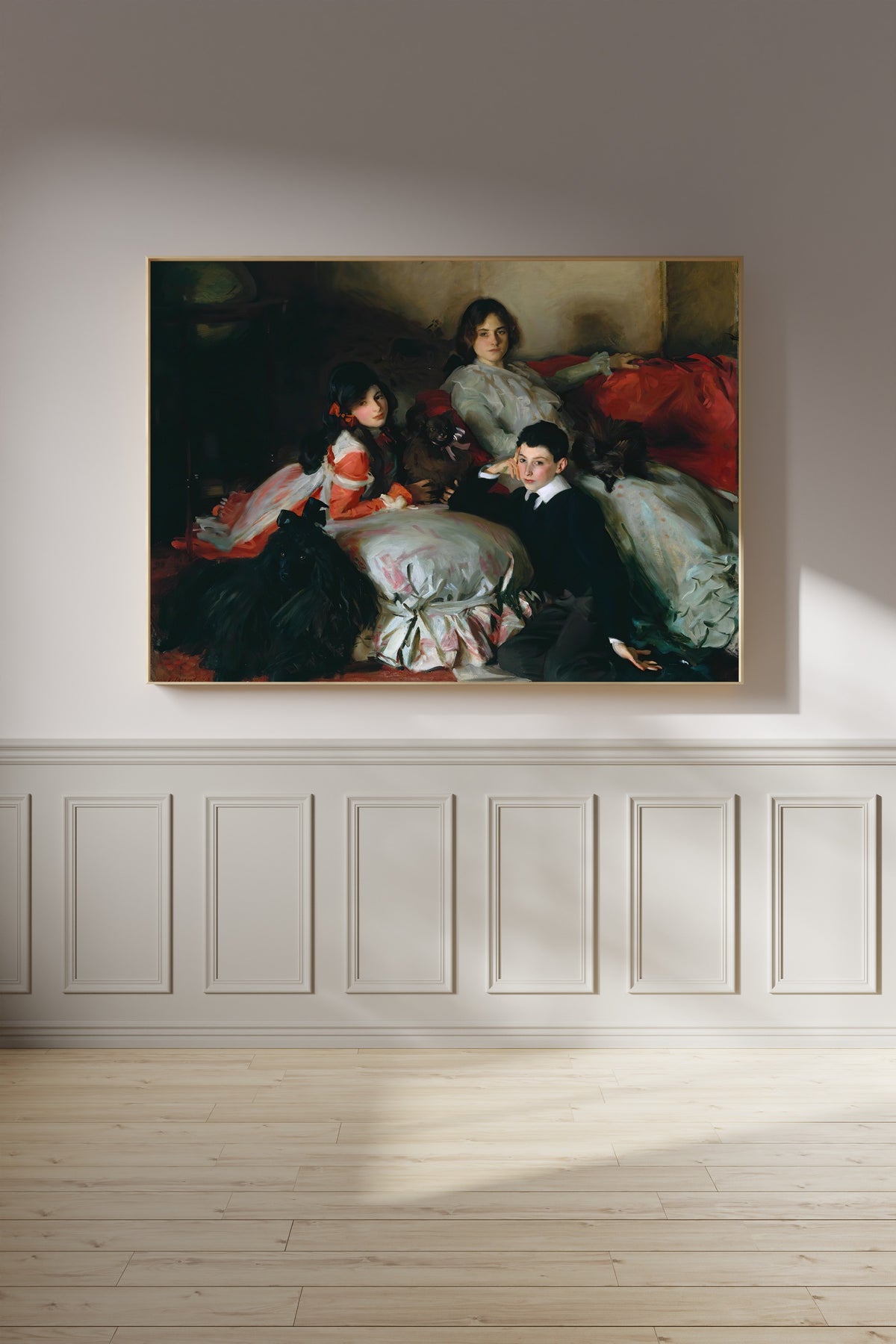 John Singer Sargent — Essie, Ruby and Ferdinand, Children of Asher Wertheimer | Fine Art Print
