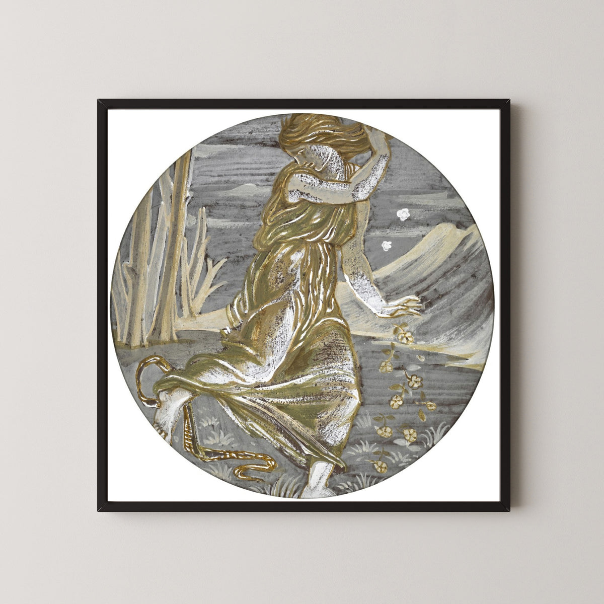 Edward Burne-Jones — Eurydice Bitten by a Serpent | Pre-Raphaelite Art Print