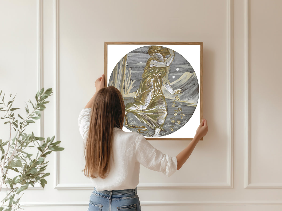 Edward Burne-Jones — Eurydice Bitten by a Serpent | Pre-Raphaelite Art Print