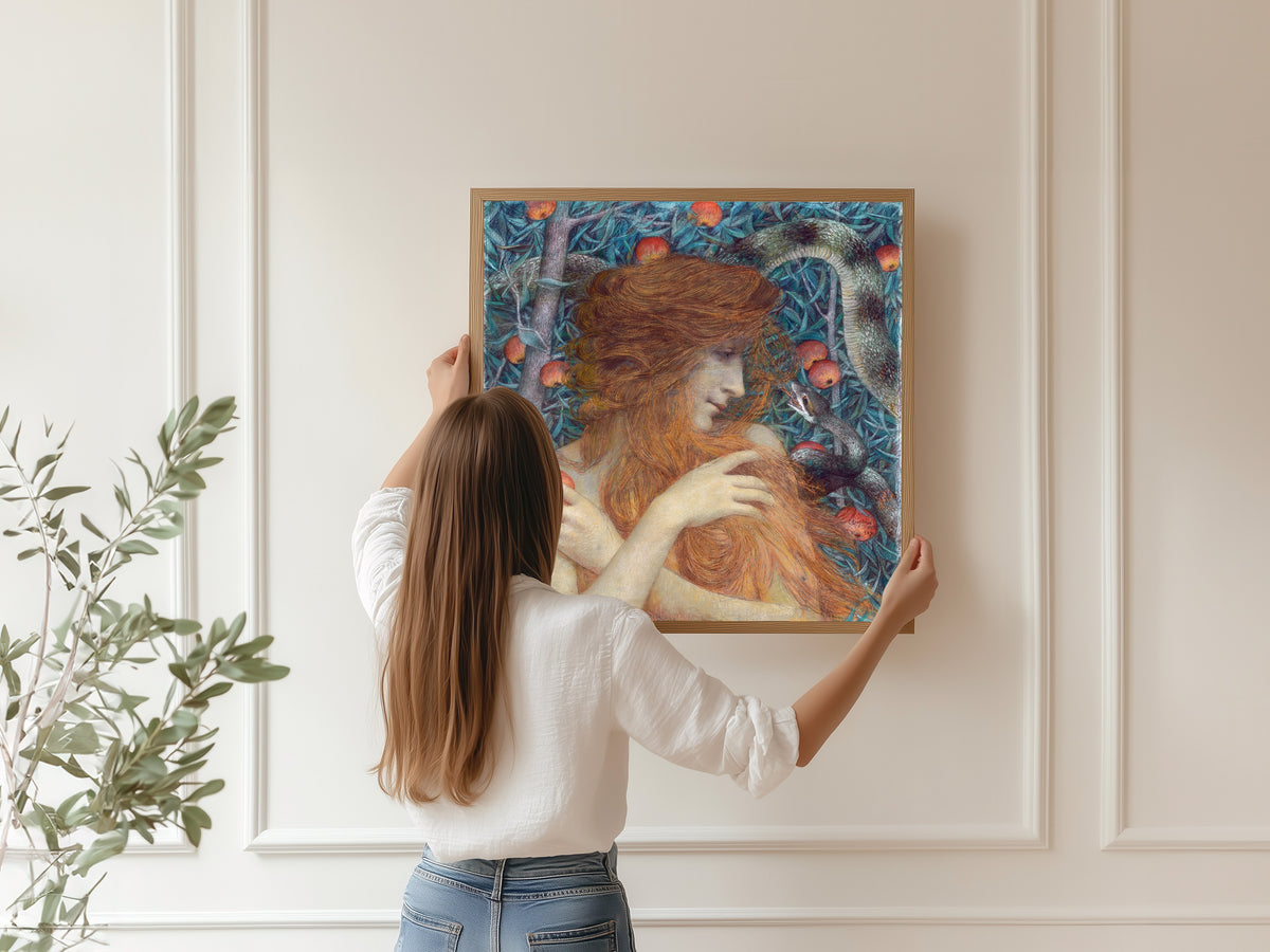Lucien Lévy-Dhurmer — Eve | Symbolist Art Print