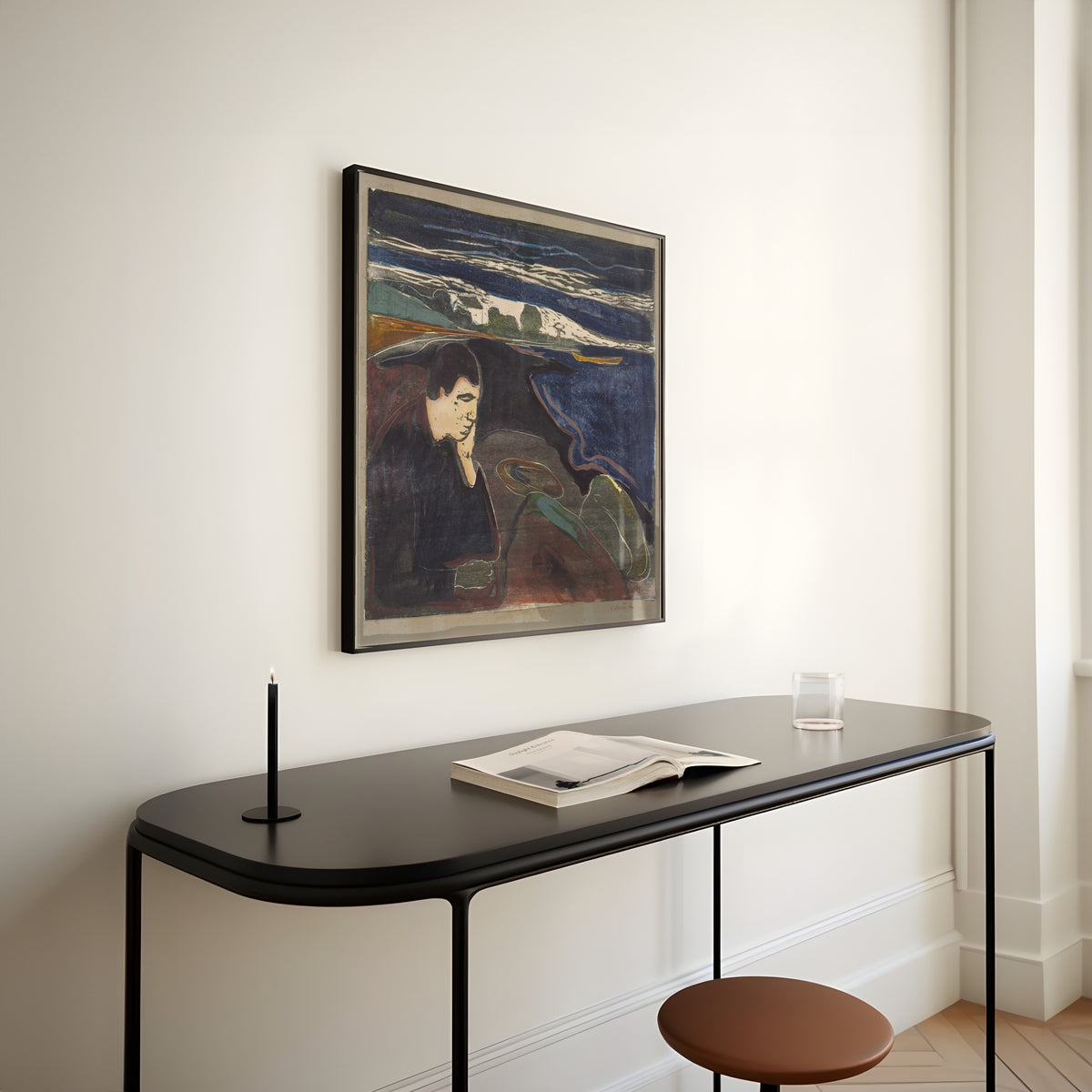 Edvard Munch — Evening, Melancholy I | Expressionist Fine Art Print