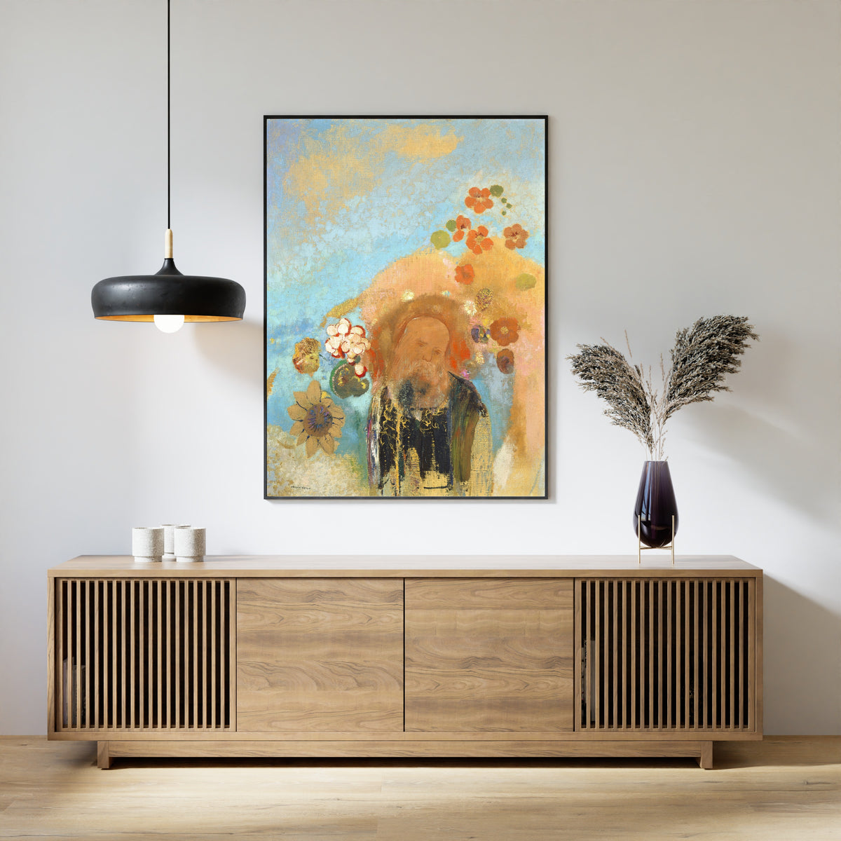 Odilon Redon — Evocation of Roussel | Symbolist Art Print