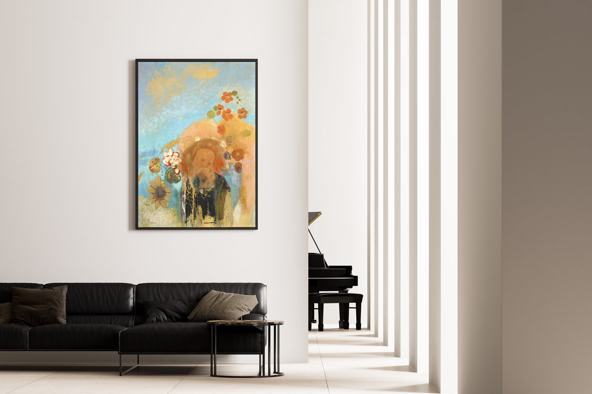 Odilon Redon — Evocation of Roussel | Symbolist Art Print