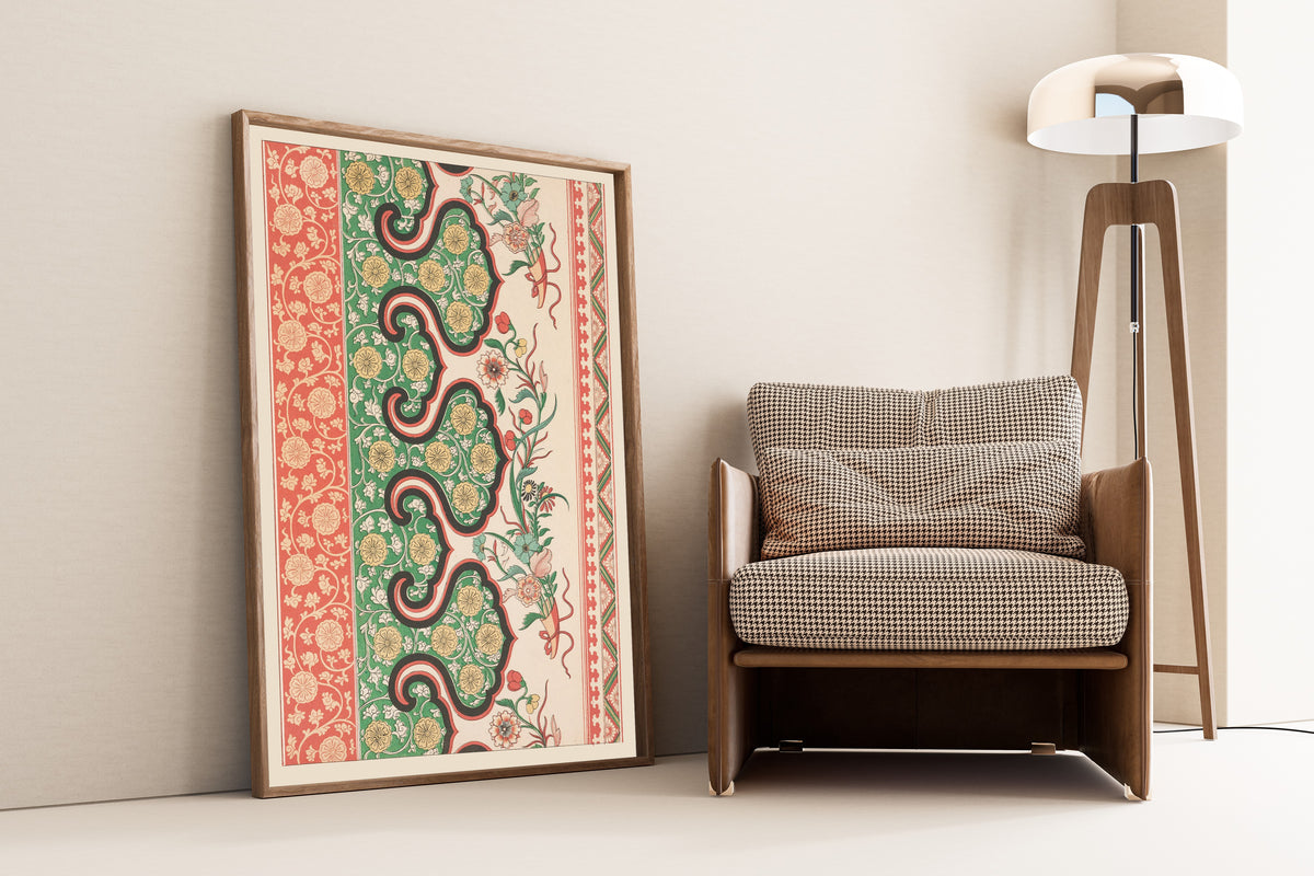 Owen Jones — Chinese Ornament: Cloud-Collar Band with Flower Sprays | Ornament Plate Print