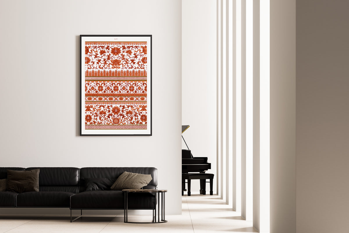 Owen Jones — Examples of Chinese Ornament, Plate 44 | Ornament Plate Print