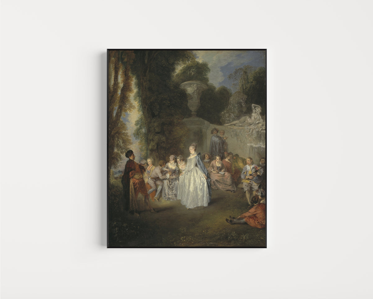 Jean-Antoine Watteau — Fêtes Vénitiennes | Fine Art Print