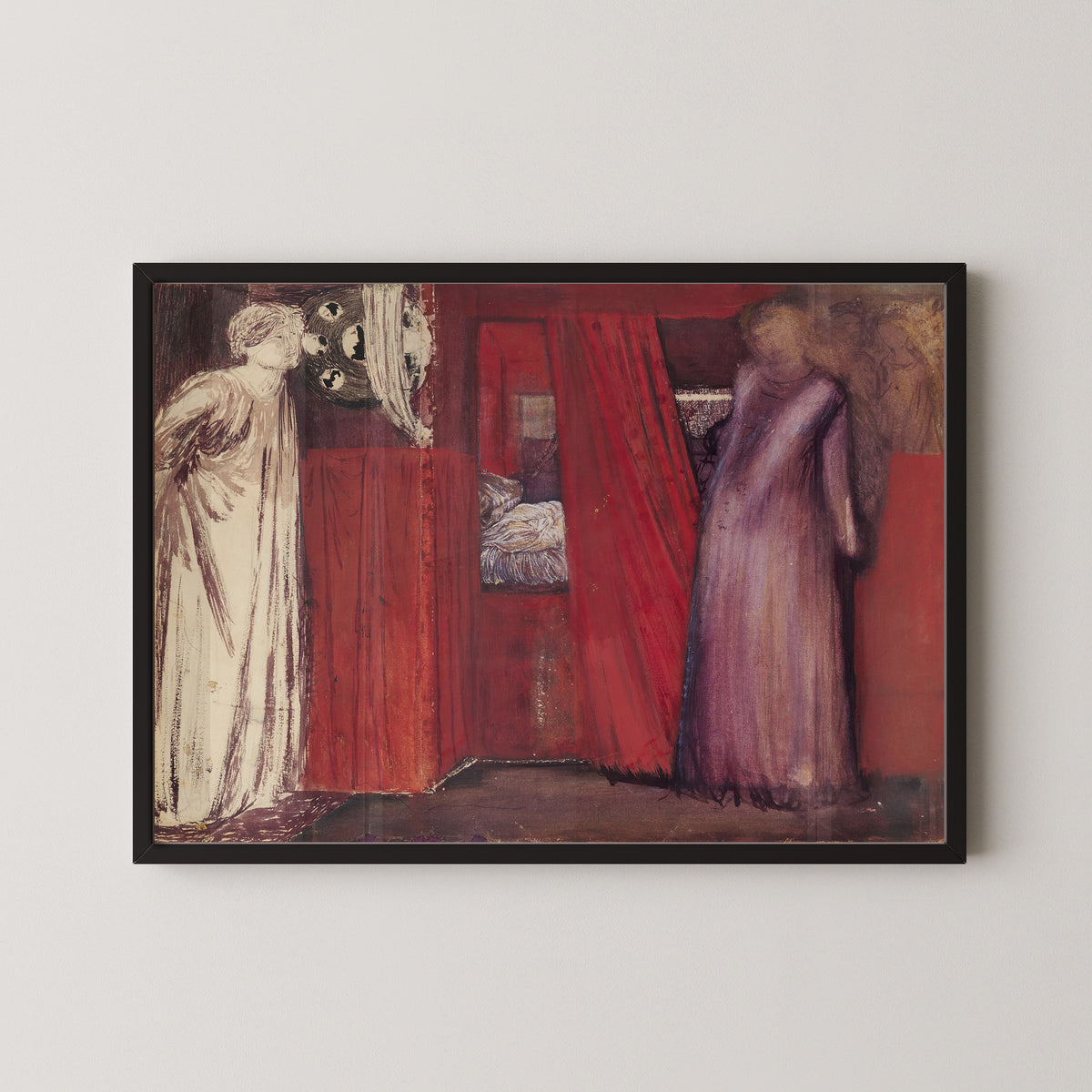 Edward Burne-Jones — Fair Rosamund and Queen Eleanor | Pre-Raphaelite Art Print