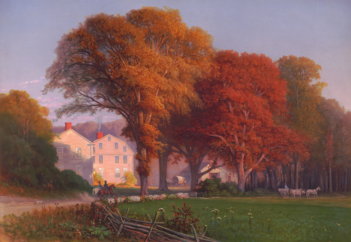 Thomas Hill — Fall in the Country Side | Landscape Fine Art Print