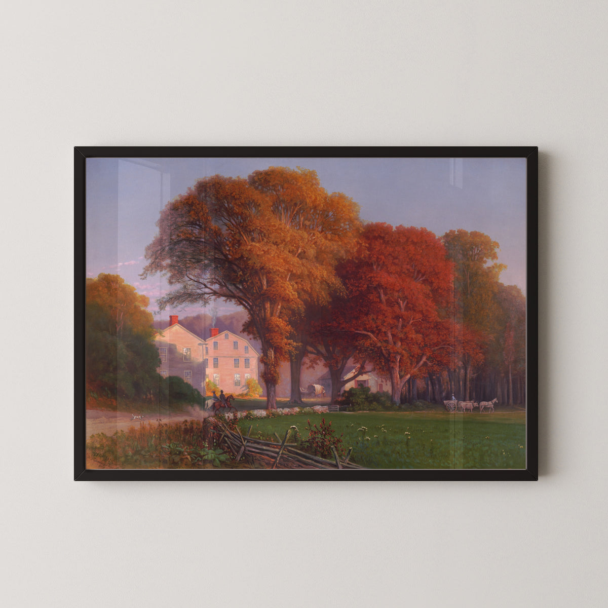 Thomas Hill — Fall in the Country Side | Landscape Fine Art Print