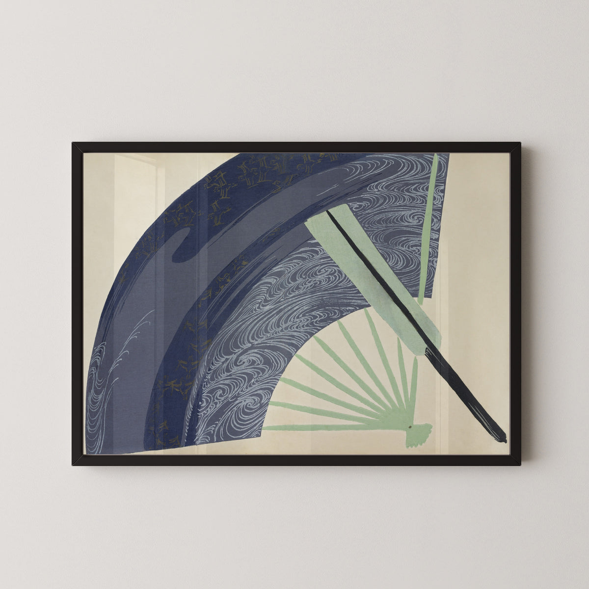 Kamisaka Sekka — Fan, from Momoyogusa | Japanese Woodblock Print