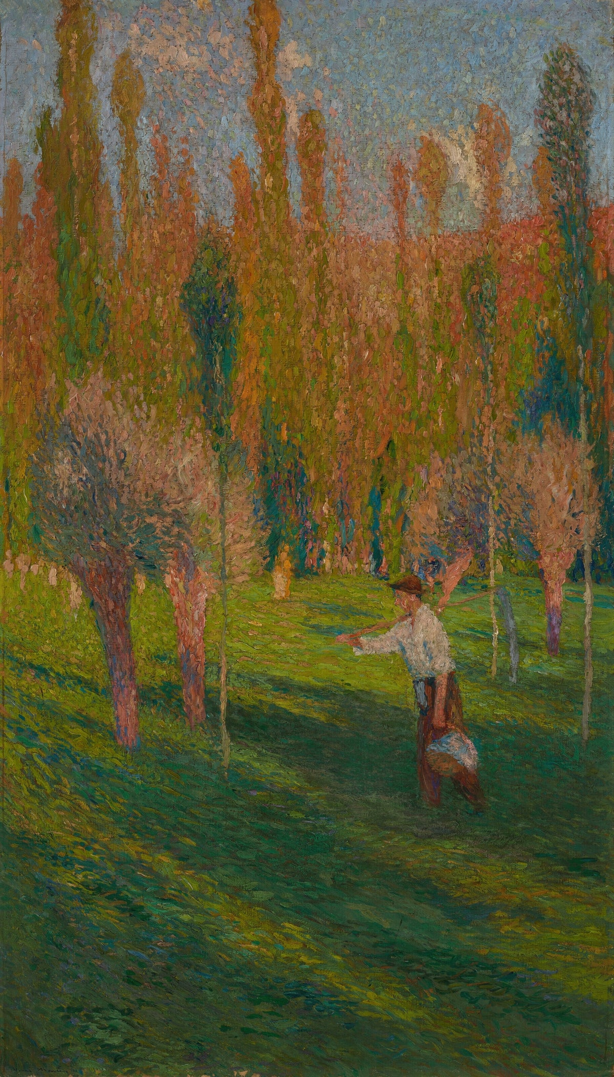 Henri Martin — Faucheur rentrant du travail, Le Moissonneur | Pointillist Landscape Print