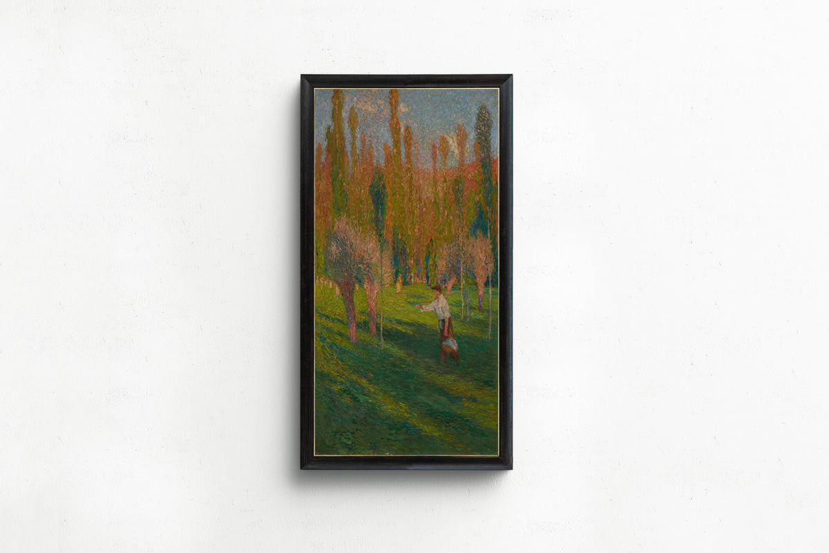 Henri Martin — Faucheur rentrant du travail, Le Moissonneur | Pointillist Landscape Print