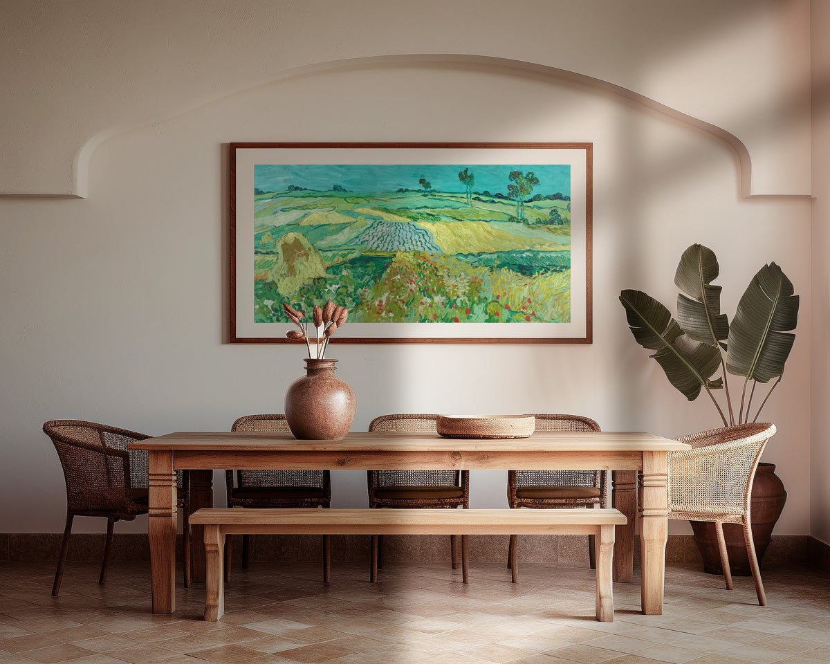 Vincent van Gogh — Fields in Auvers | Fine Art Print