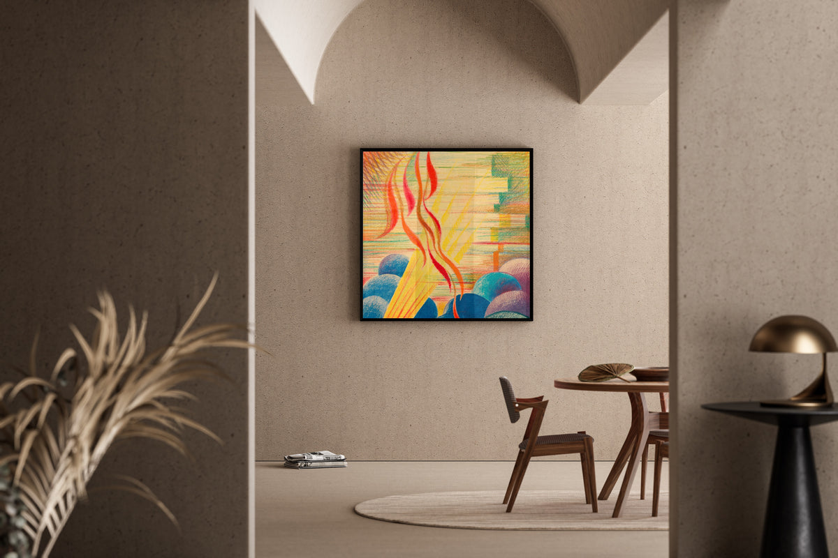 Karl Wiener — Finale | Abstract Art Print