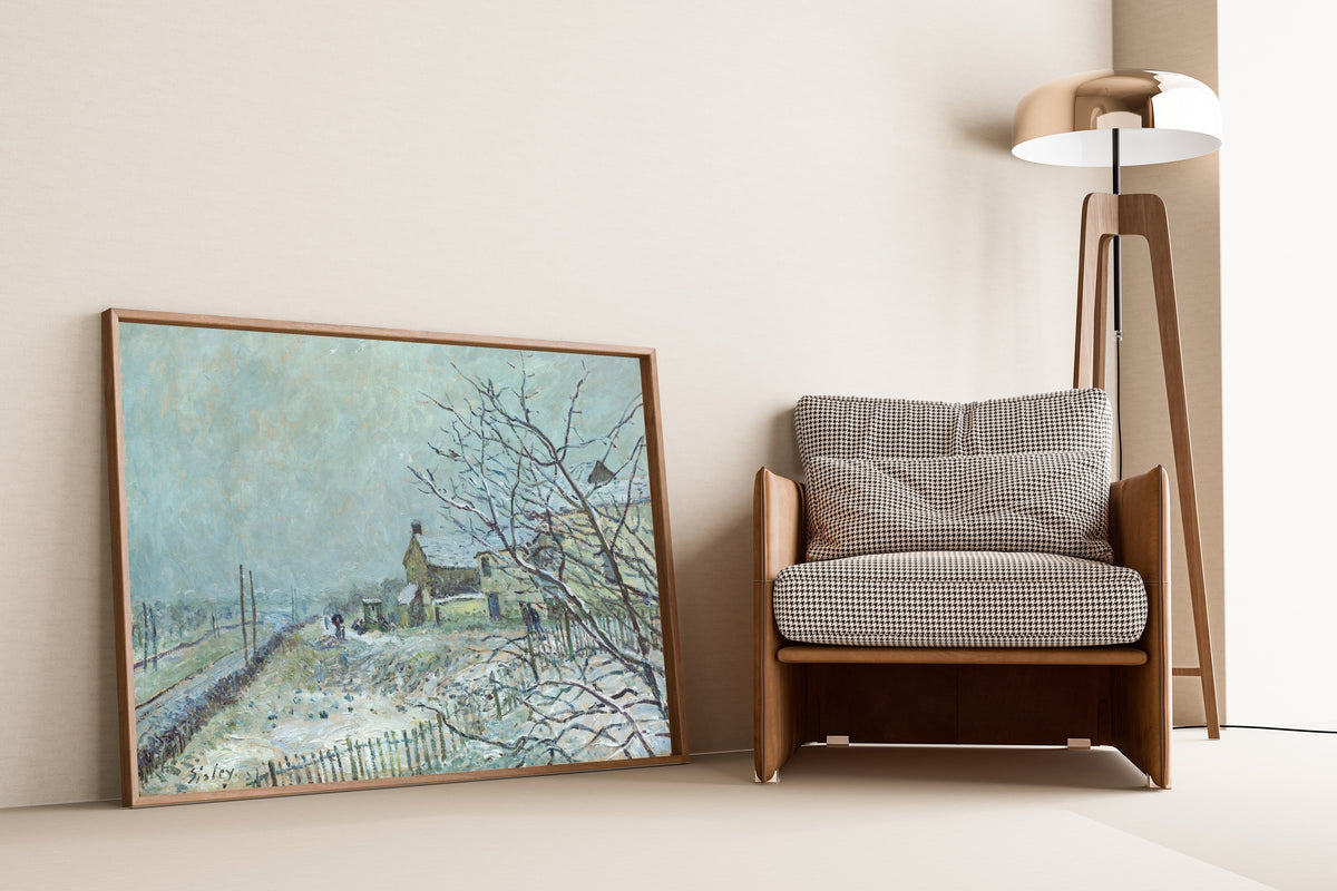 Alfred Sisley — First Snow at Veneux-Nadon | Fine Art Print