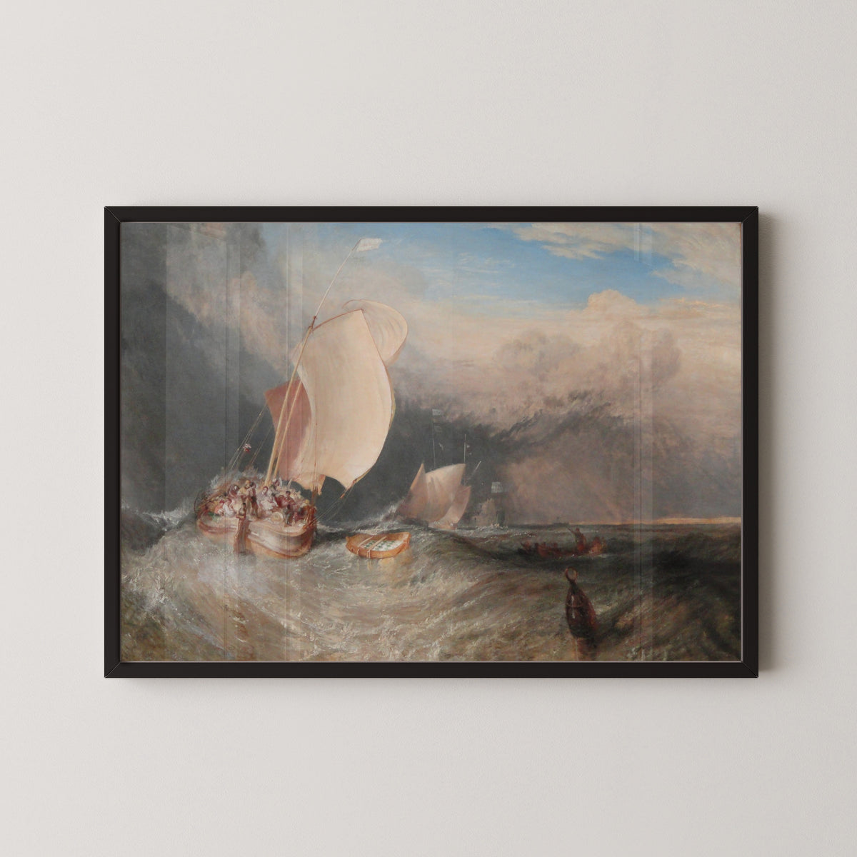 J.M.W. Turner — Fishing Boats with Hucksters Bargaining for Fish | Landscape Fine Art Print