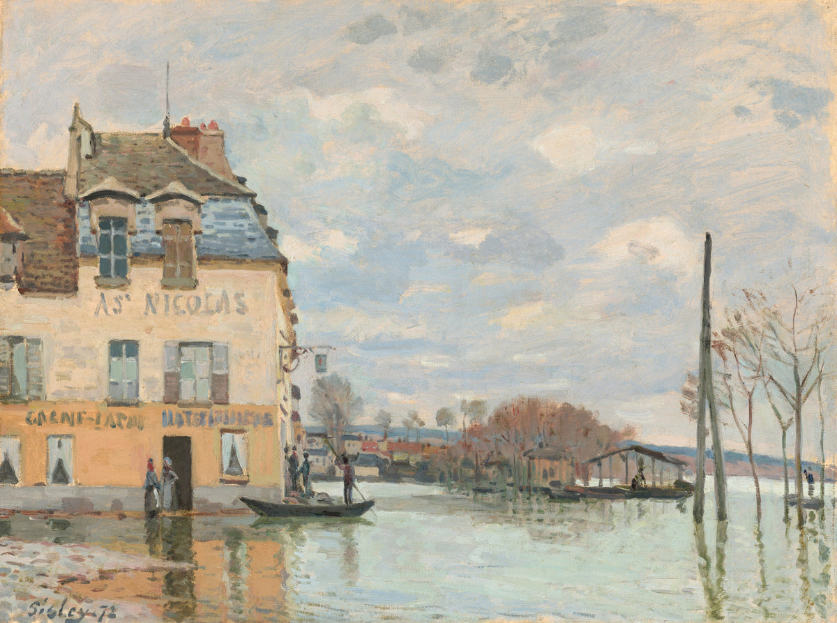 Alfred Sisley — Flood at Port-Marly | Fine Art Print