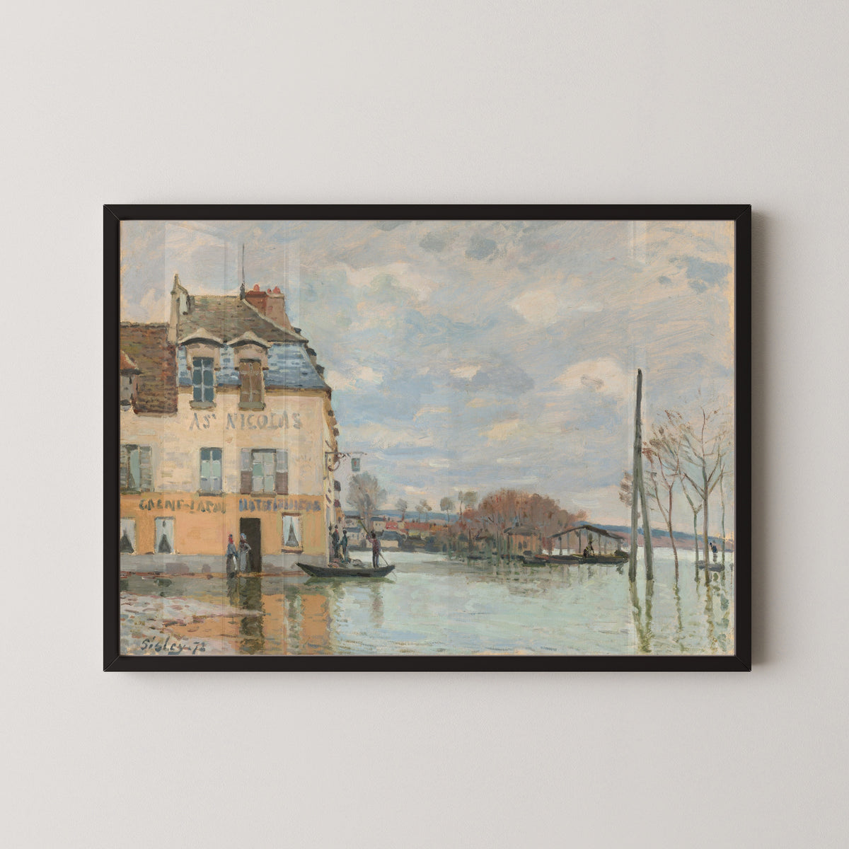 Alfred Sisley — Flood at Port-Marly | Fine Art Print