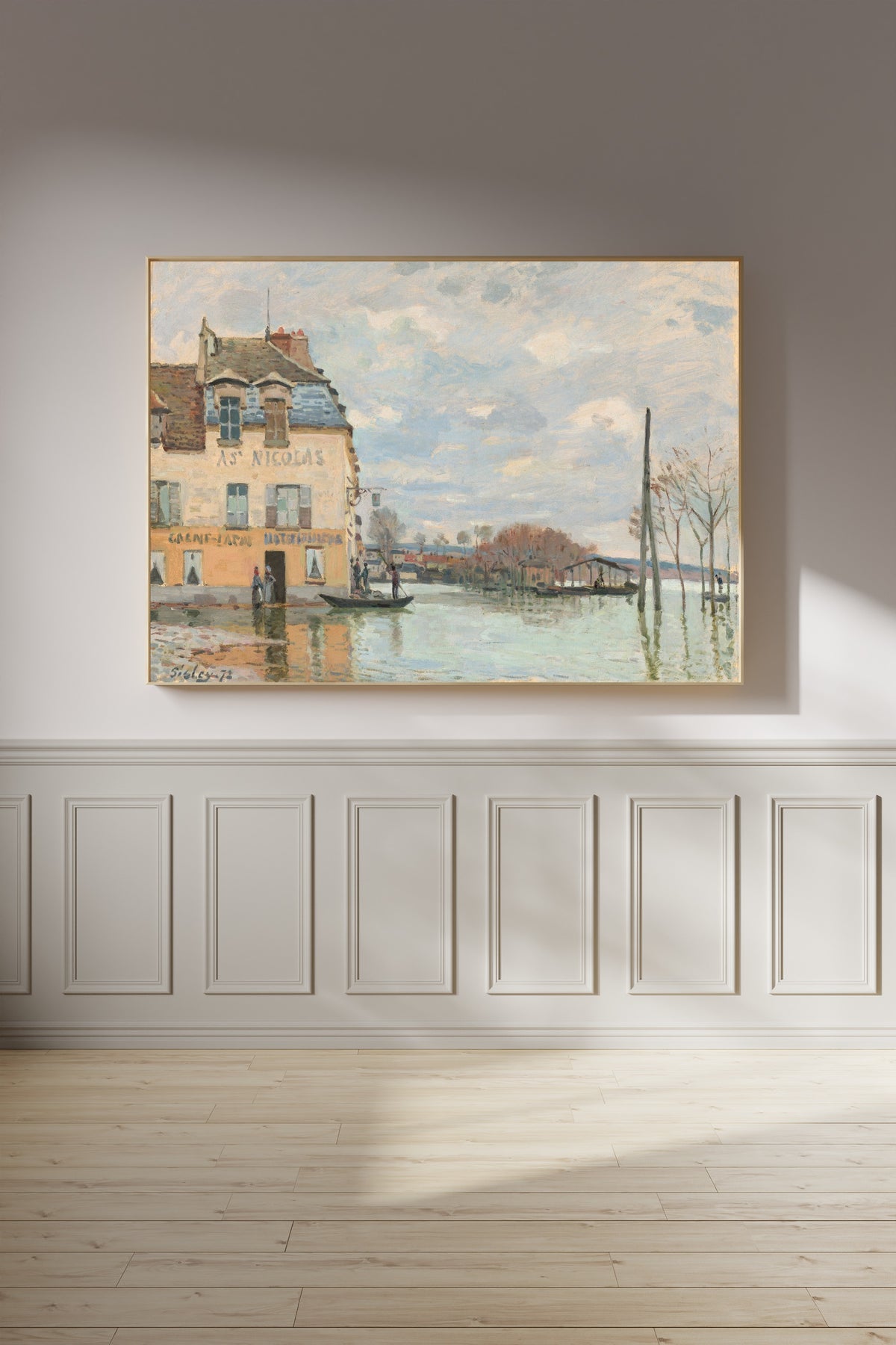 Alfred Sisley — Flood at Port-Marly | Fine Art Print
